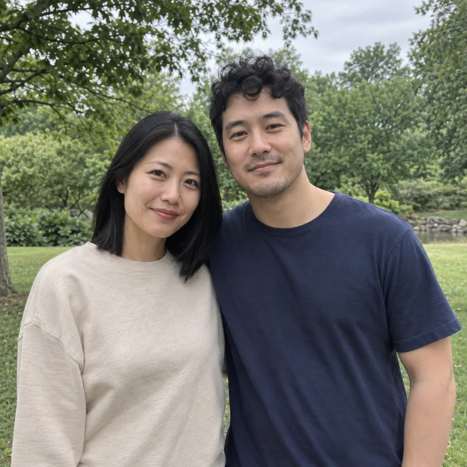 Reference image of two fictional adults