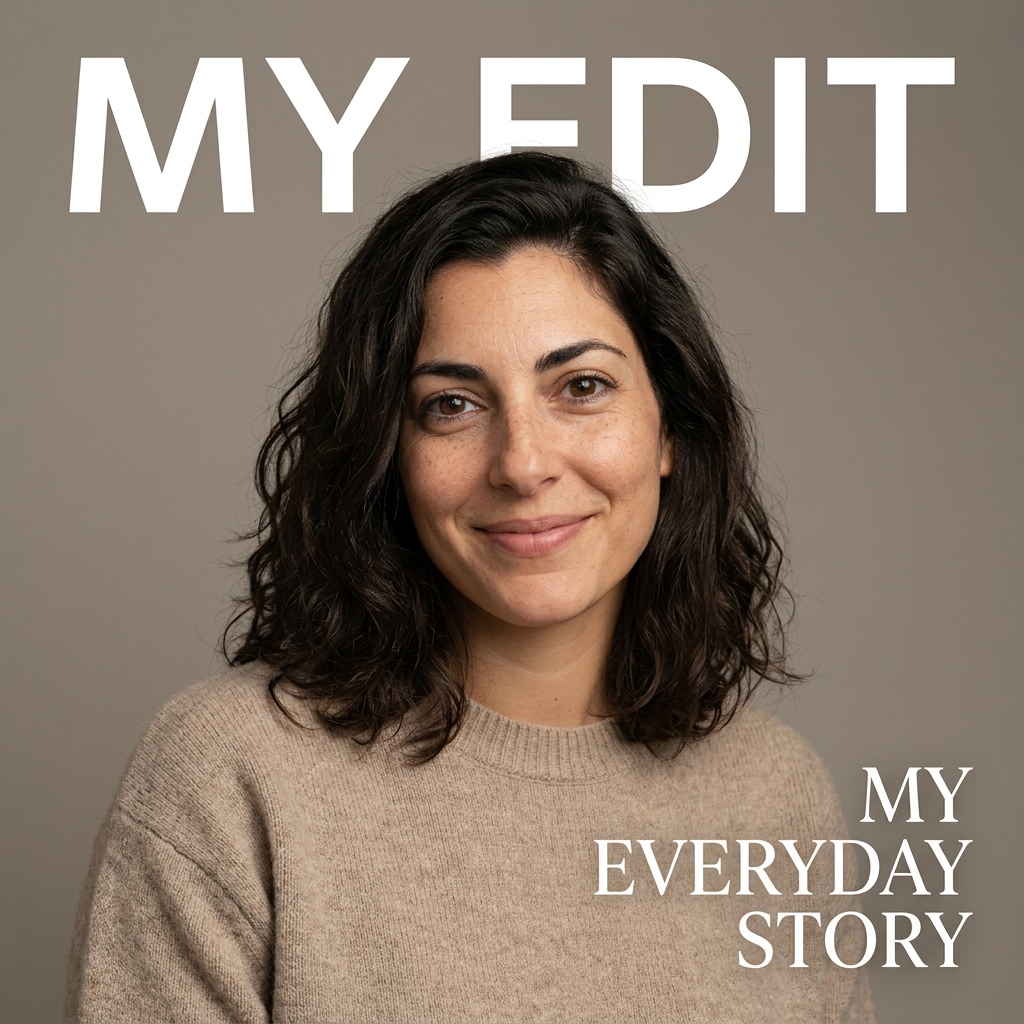 A fictional adult portrait styled as an original magazine cover with a short masthead